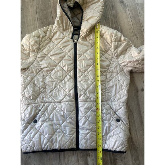 Abercrombie & Fitch Cream Quilted Jacket - Picture 6 of 10